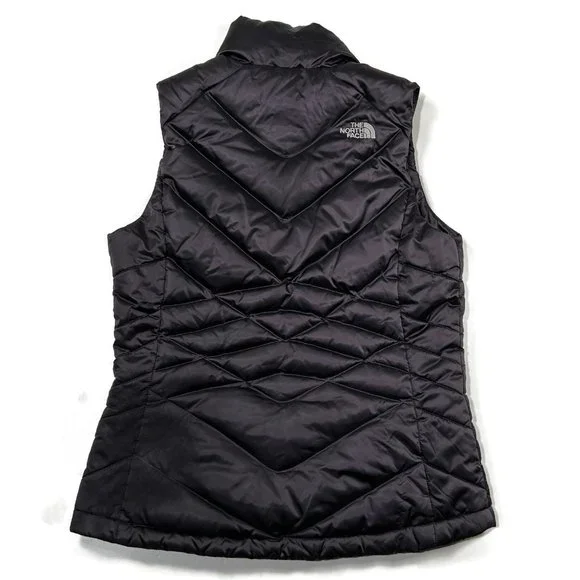 The North Face Aconcagua 550 Down Vest Womens Small Purple Quilted Zip Puffer - Picture 2 of 12